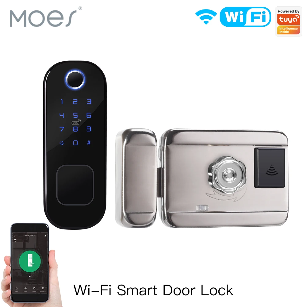 Smart Home Web - MOES WiFi Tuya قفل ذكي قفل
