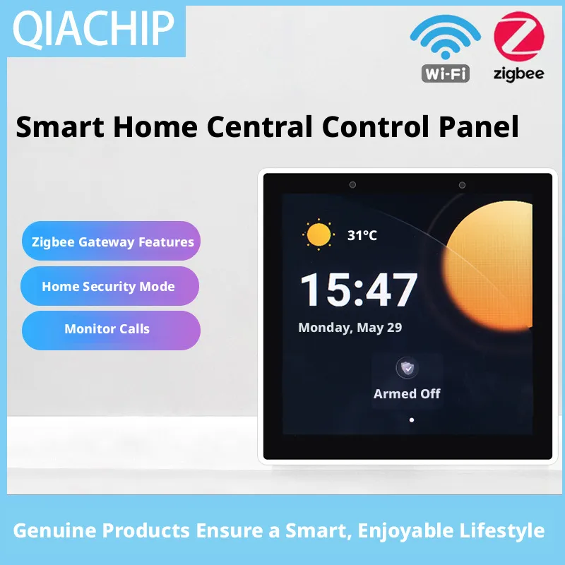 Smart Home Touchscreen Control Panel - شاشة تحكم مركزية ذكية متعددة الوظائف
