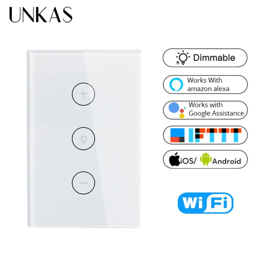 Smart Home Touchscreen Control Panel - مفتاح إضاءة ذكي قابل للتعتيم من