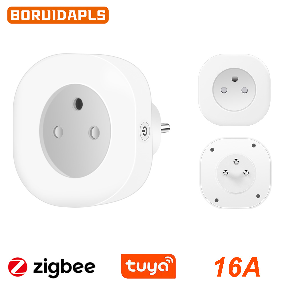 Smart Home Elements - مقبس ذكي BORUIDAPLS Tuya Zigbee للاتحاد