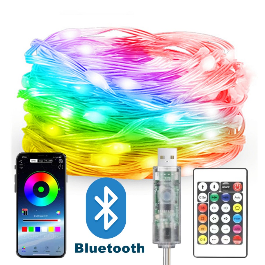 Smart Home Decor - WS2812B مصباح ليد سلسلة الذكية بلوتوث