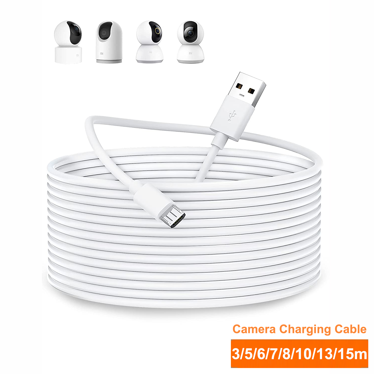 Smart Home Xiaomi Devices - كابل تمديد ميكرو USB 3 ~