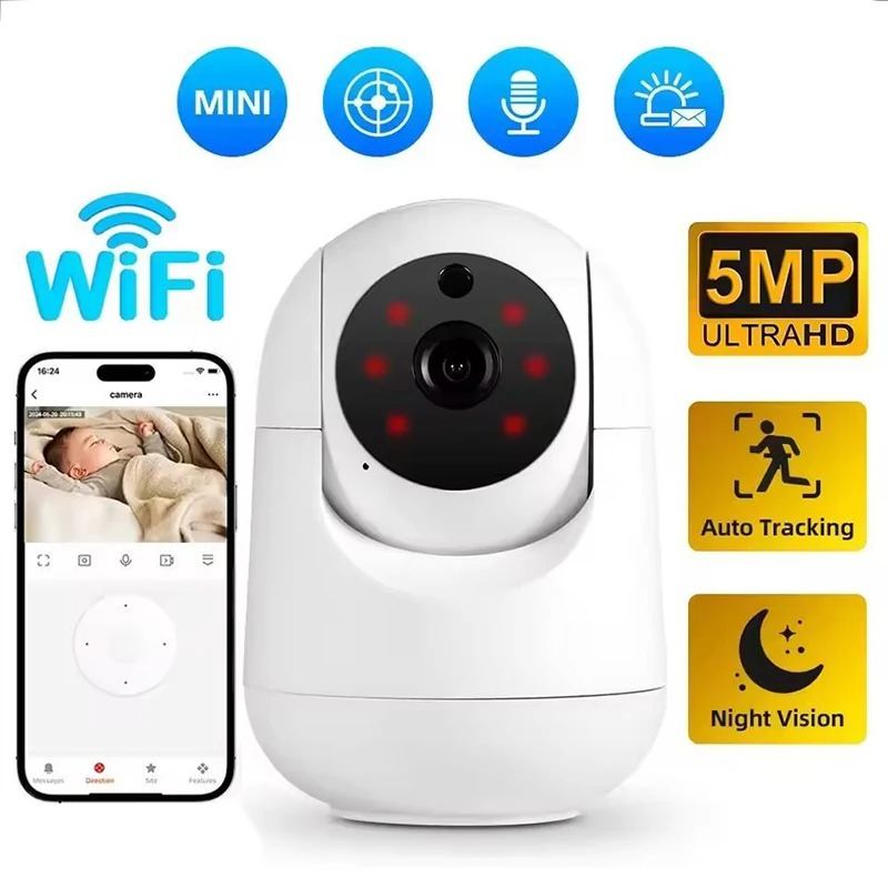 Smart Home Elements - كاميرا واي فاي بدقة 5 ميجابكسل