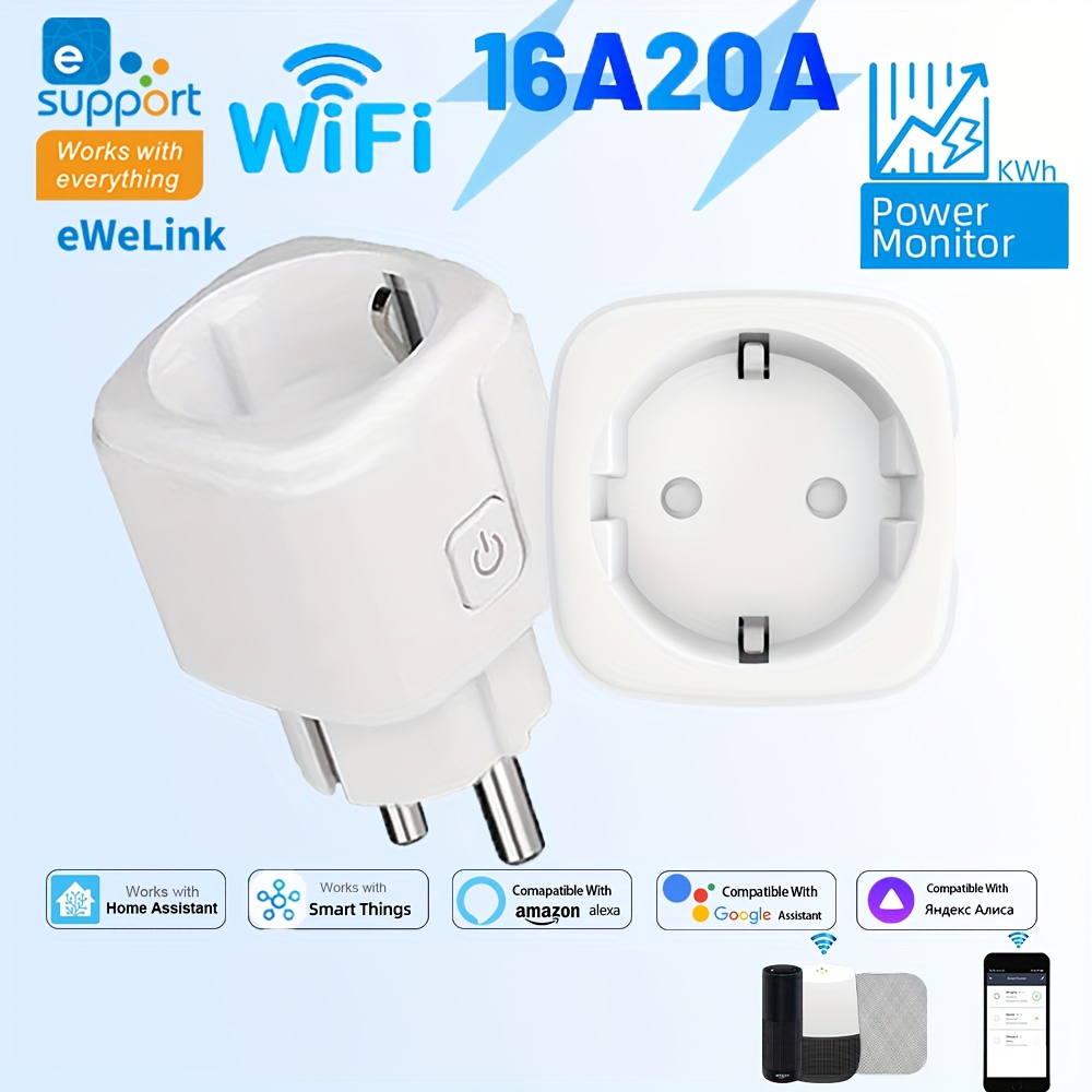 Smart Home Web - مقبس واي فاي ذكي من EWeLink،
