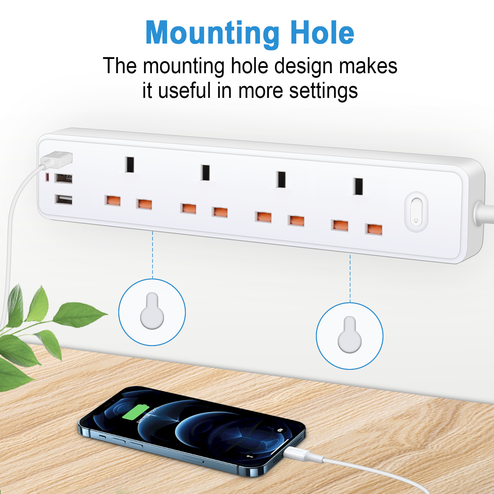 قطاع الطاقة مقبس كهربائي الممل - مراجعة Smart Power Strip وسعره