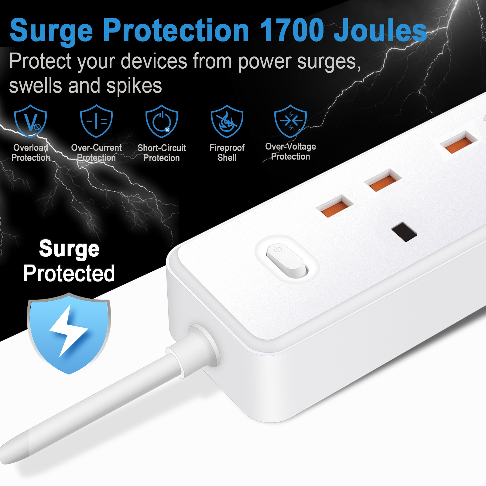 قطاع الطاقة مقبس كهربائي الممل - مراجعة Smart Power Strip وسعره