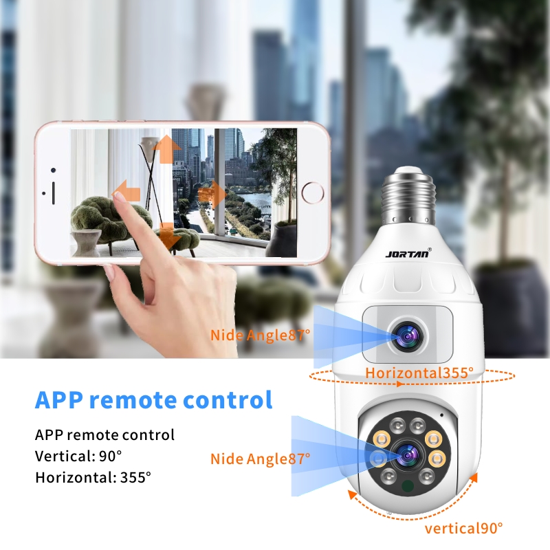 4MP لمبة E27 عدسة مزدوجة 360 د - مراجعة Smart Home Os وسعره