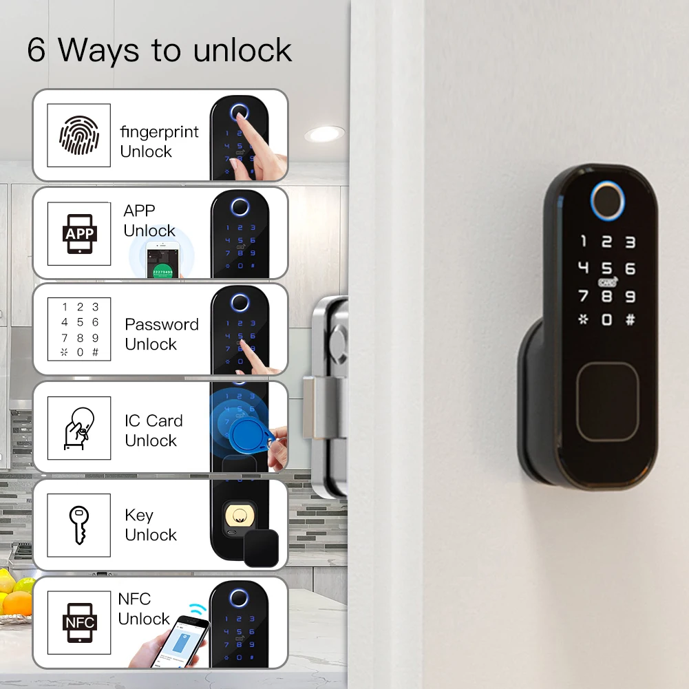 MOES WiFi Tuya قفل ذكي قفل الب - مراجعة Smart Home Web وسعره