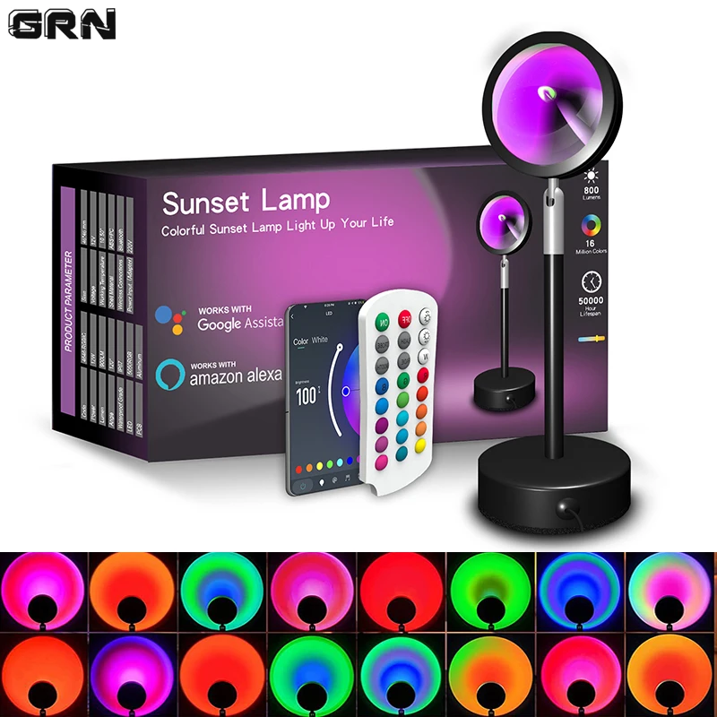مصباح غروب الشمس الذكي LED ، م - مراجعة Smart Home Decor وسعره