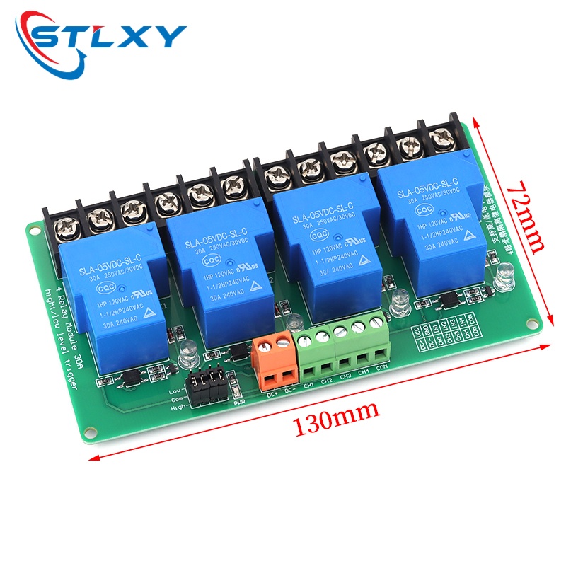 وحدة ريلاي رباعية القنوات بجهد - مراجعة Smart Home With Plc وسعره