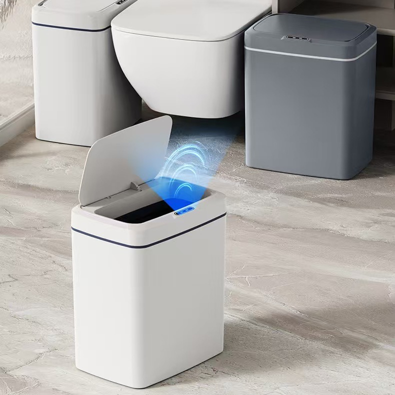 سلة مهملات ذكية بيضاء بدون لمس - مراجعة Smart Home Elements وسعره