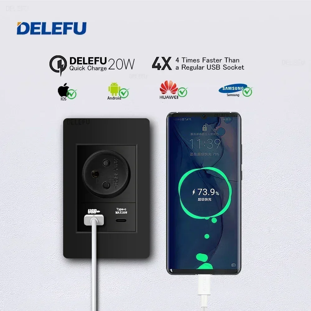 DELEFU الأسود المانع الكمبيوتر - مراجعة Smart Home For Pc وسعره