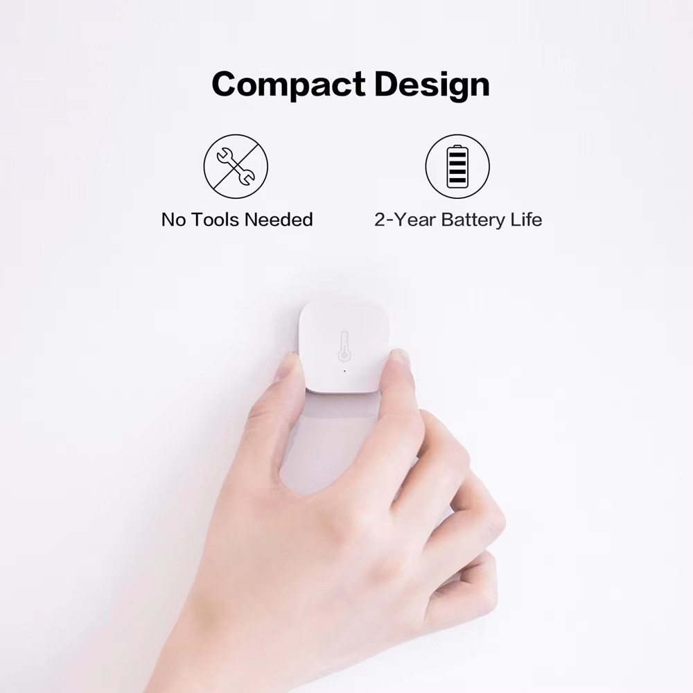 Aqara-مستشعر درجة الحرارة الذك - مراجعة Smart Home Xiaomi وسعره