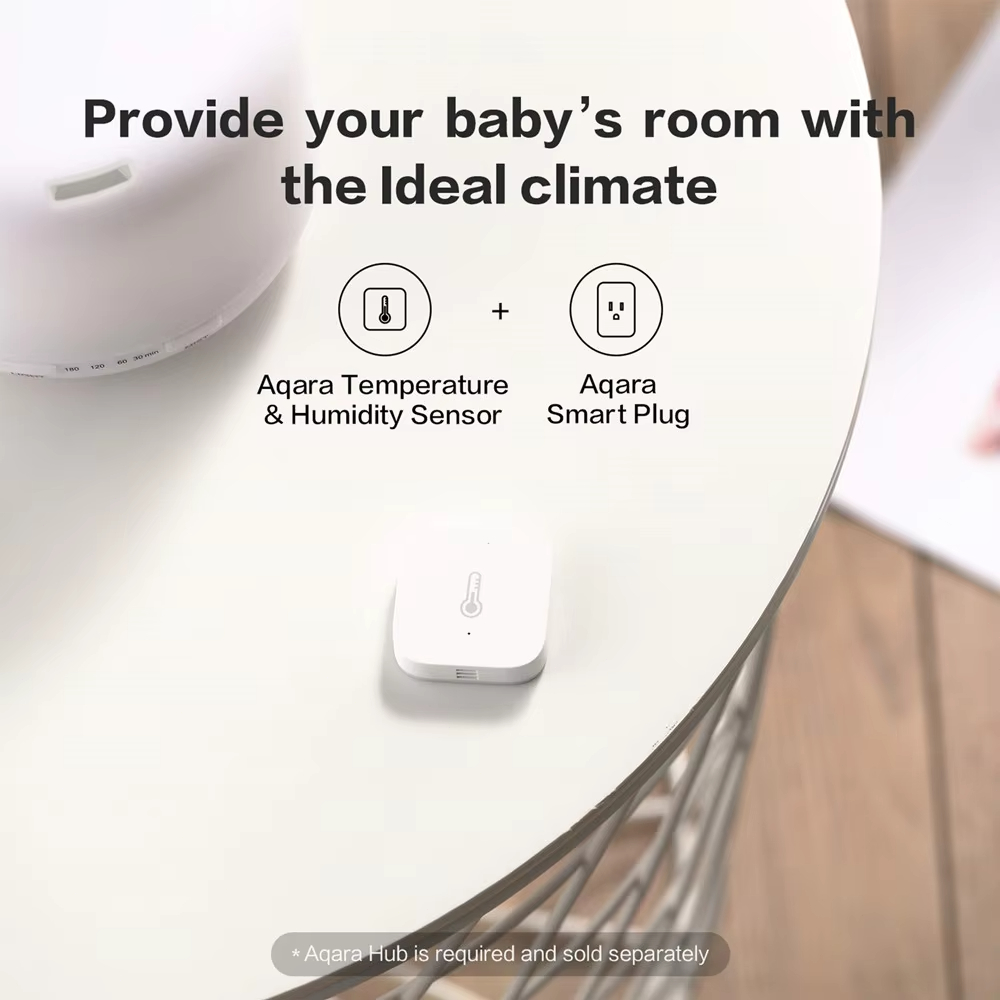 Aqara-مستشعر درجة الحرارة الذك - مراجعة Smart Home Xiaomi وسعره