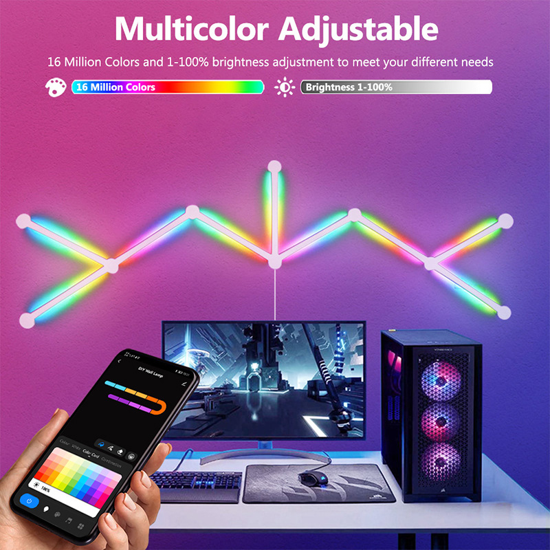مصباح حائط RGB ذكي، شريط إضاءة - مراجعة Smart Home Decor وسعره