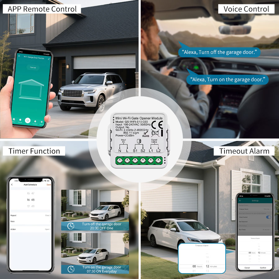 وحدة تحكم ذكية لفتح باب المرآب - مراجعة Smart Home Web وسعره
