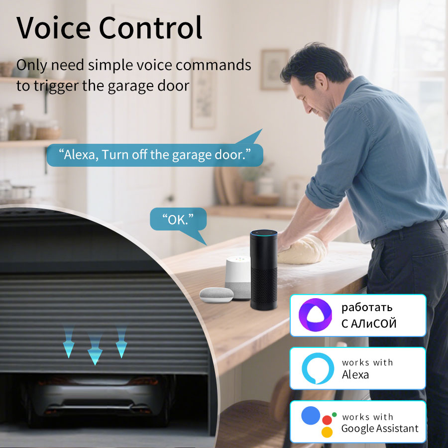 وحدة تحكم ذكية لفتح باب المرآب - مراجعة Smart Home Web وسعره