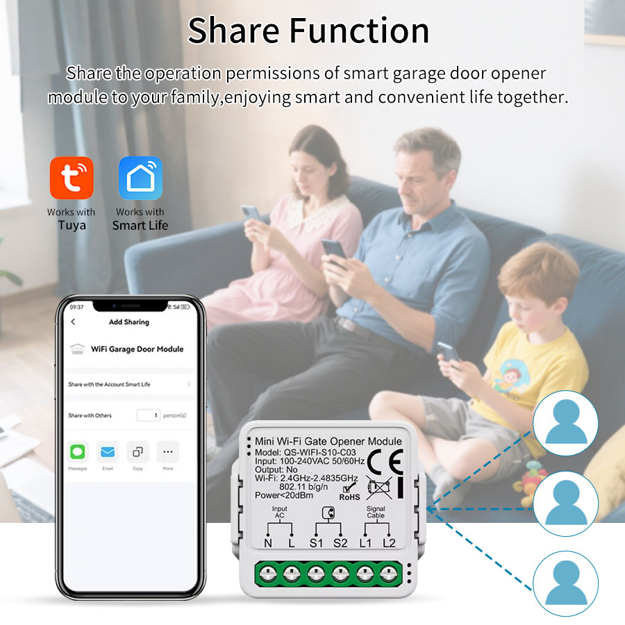 وحدة تحكم ذكية لفتح باب المرآب - مراجعة Smart Home Web وسعره