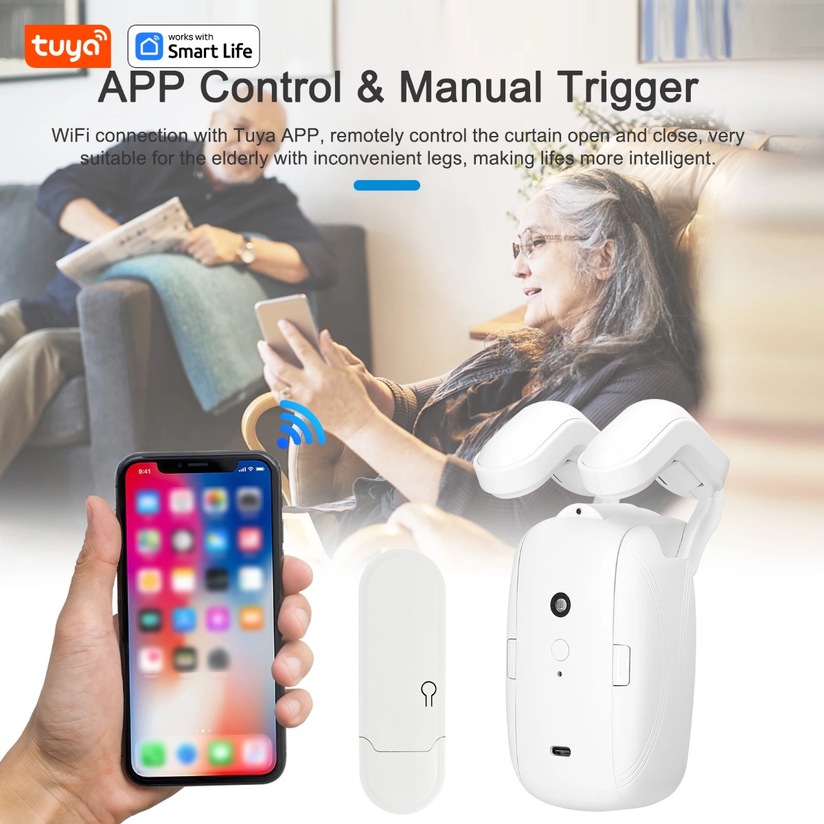 روبوت ستائر ذكي من تويا يعمل ب - مراجعة Smart Home Web وسعره