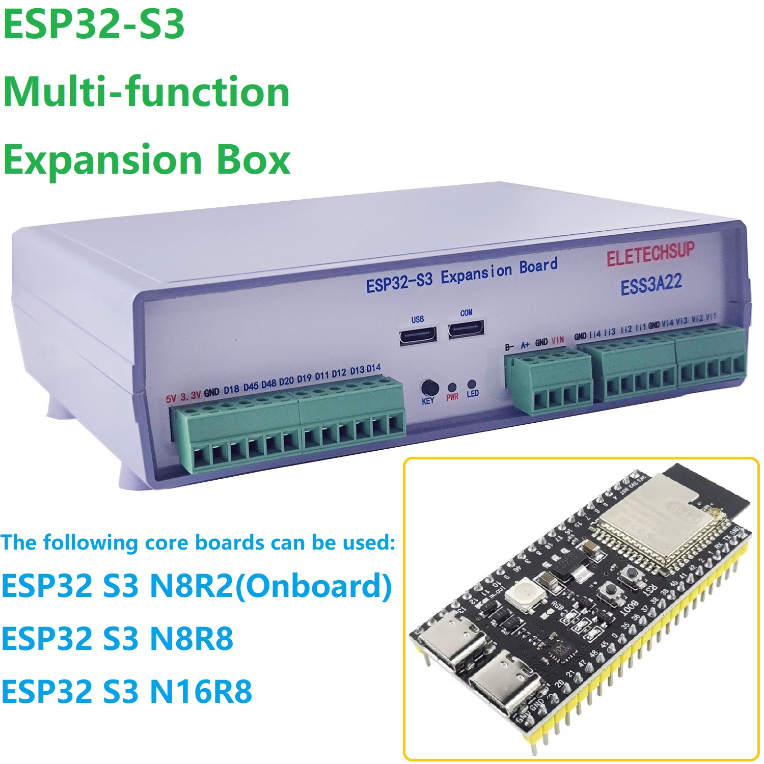 لوحة توسعة ESP32 S3 لأردوينو P - مراجعة Smart Home With Plc وسعره