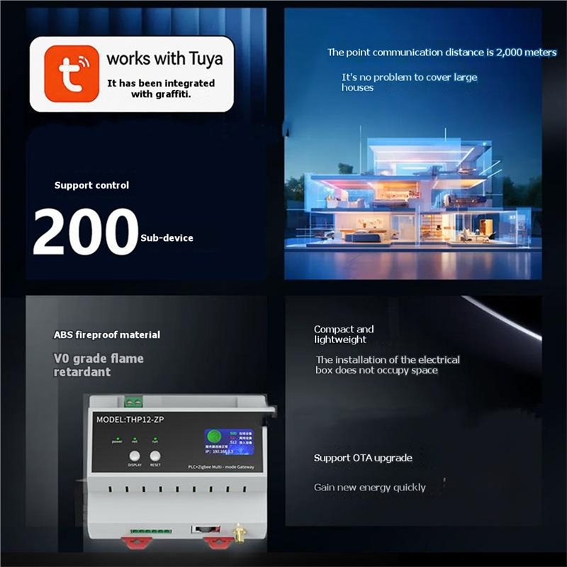 بوابة B23B الذكية متعددة الأوض - مراجعة Smart Home With Plc وسعره