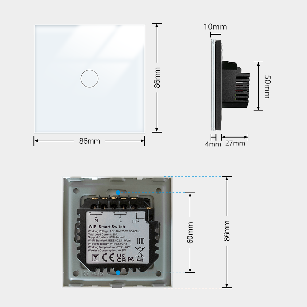 TAWOIA Wifi الذكية التبديل الم - مراجعة Smart Home Touchscreen Control Panel وسعره