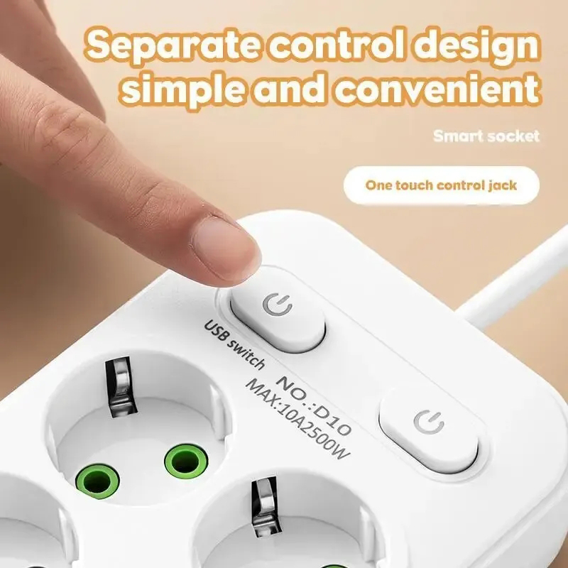 شريط طاقة ذكي بـ 6 مقابس وكابل - مراجعة Smart Power Strip وسعره