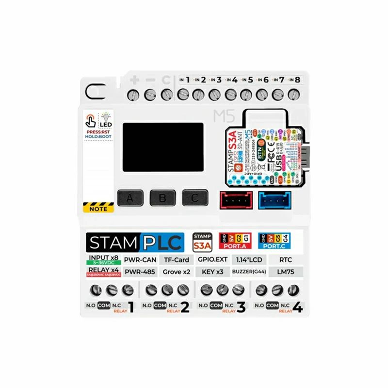 وحدة تحكم M5stamp PLC المتقدمة - مراجعة Smart Home With Plc وسعره