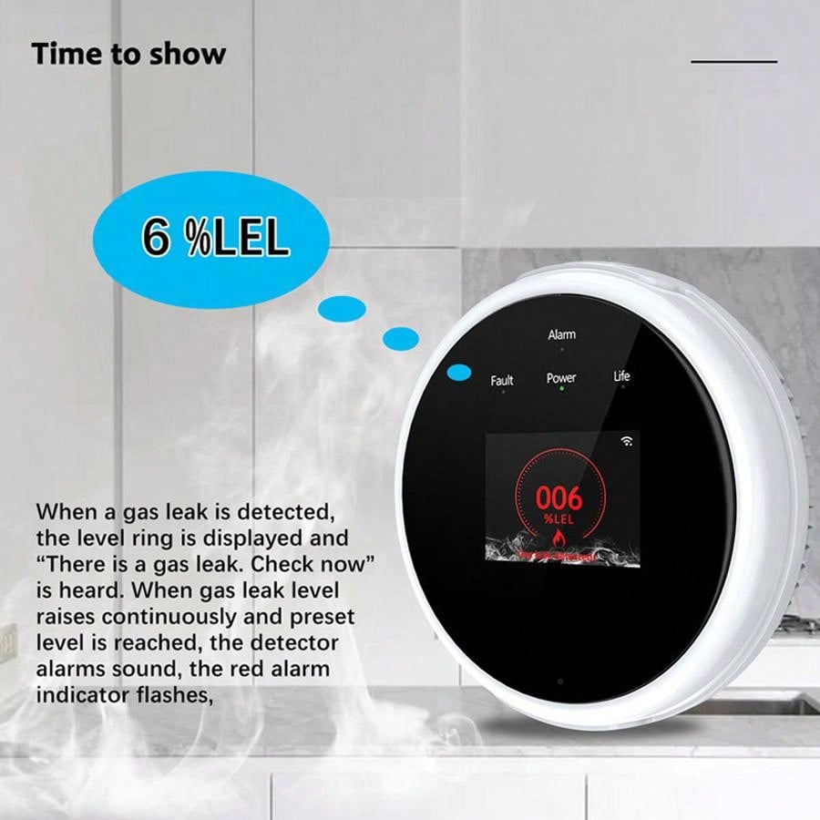 جهاز استشعار إنذار الغاز بتقني - مراجعة Smart Home Web وسعره