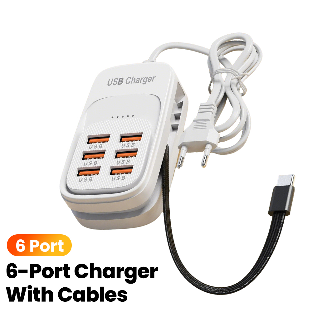 شاحن USB سريع بـ 6 منافذ مع مح - مراجعة Smart Power Strip وسعره