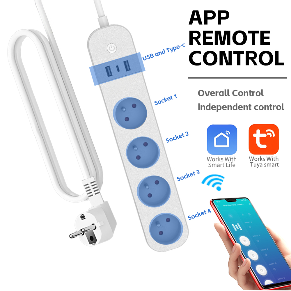شريط طاقة ذكي LELLKI FR WiFi T - مراجعة Smart Power Strip وسعره