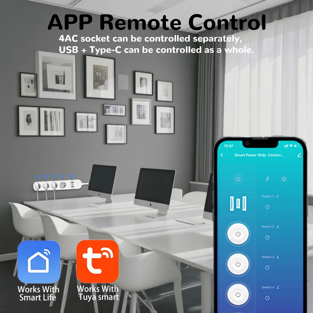 شريط طاقة ذكي من BORUIDAPLS بق - مراجعة Smart Power Strip وسعره