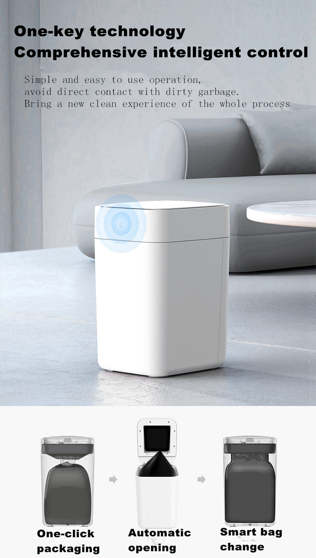 صندوق قمامة للمطبخ بمستشعر ذكي - مراجعة Smart Home Elements وسعره