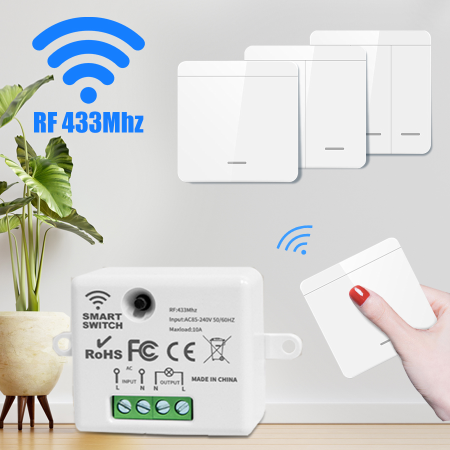 مفتاح حائط ذكي لاسلكي بتردد 43 - مراجعة Smart Home Decor وسعره